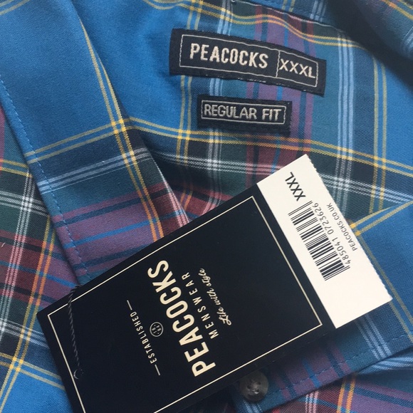 PEACOCKS Flannel - Picture 2 of 2